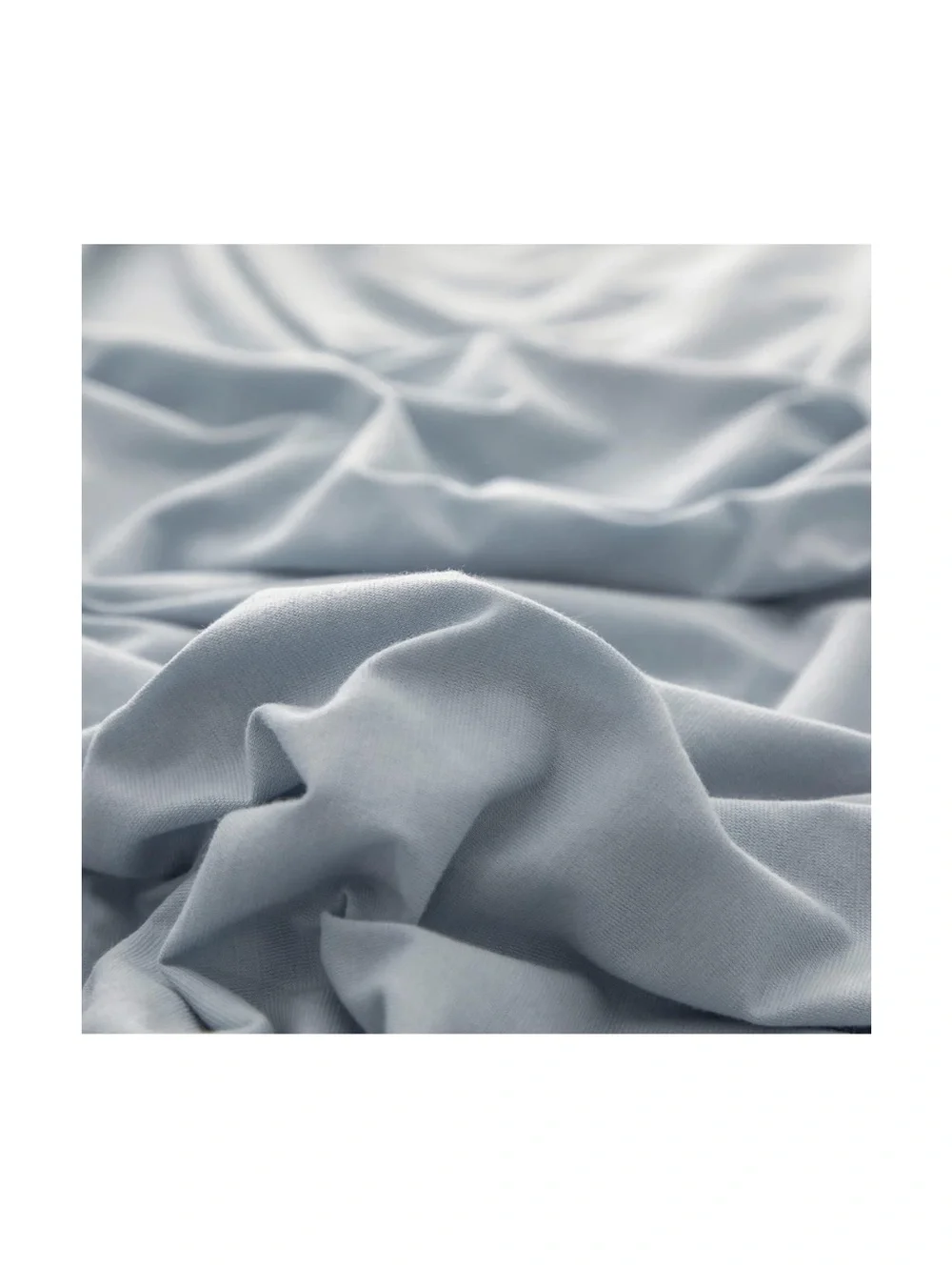 Jersey Knit Pillowcases Queen 20x30” (2-Pack) LIGHT BLUE